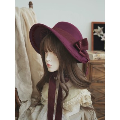 Hoshibako Works Lady Pearl Bonnet(Pre-Made/8 Colours/Full Payment Without Shipping)